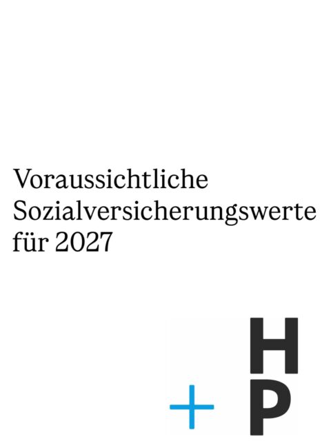 Für 2027 beträgt die Aufwertungszahl 1,046. Gleichzeitig wird die Geringfügigkeitsgrenze nicht erhöht und bleibt auf dem Niveau von 2026. Die Höchstbeitragsgrundlage wird zusätzlich zur Valorisierung um € 5,00 täglich angehoben.
Voraussichtliche Werte 2027:
💶 Geringfügigkeitsgrenze: € 551,10 monatlich
📊 Dienstgeberabgabe: € 826,65
📈 Höchstbeitragsgrundlage: € 7.410,00 monatlich
📅 Höchstbeitragsgrundlage Sonderzahlungen: € 14.820,00 jährlich
👤 Freie Dienstnehmer:innen: € 8.645,00 monatlich
Auch beim Arbeitslosenversicherungsbeitrag kommt es durch das Budgetbegleitgesetz 2027–2028 zu Änderungen: Die Staffelung des Dienstnehmeranteils wird schrittweise abgeschafft.
Hinweis: Die Werte stehen noch unter dem Vorbehalt der offiziellen Kundmachung.

#steuerberatunggraz #sozialversicherungsbeiträge #neuerungen2027 #hötzlundpartner